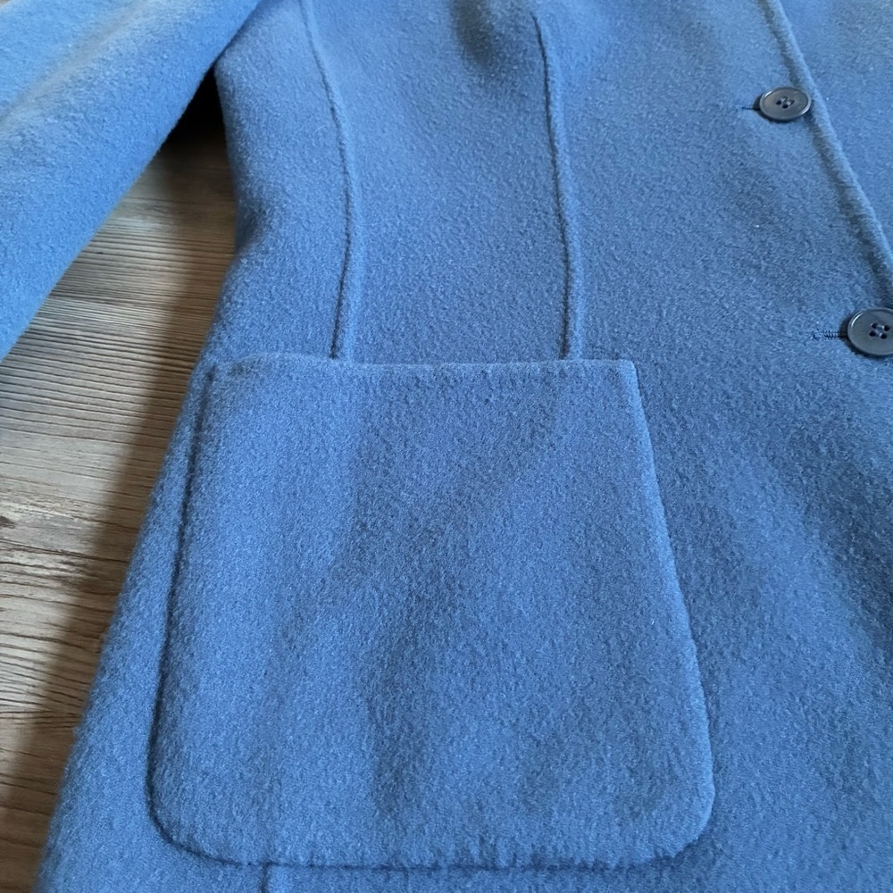 Talbots Wool Blazer 3 Button Patch pocket Soft 10… - image 12